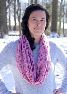 Bower Infinity Scarf - knitting pattern