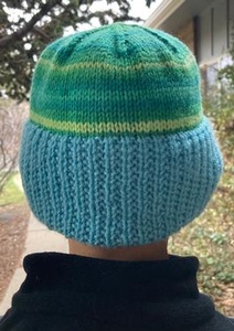 Doubled Up Hat - knitting pattern