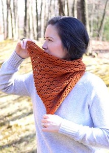 Lace Cowl - knitting pattern