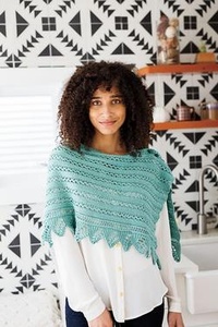 Sunlight Through Aspens Wrap - knitting pattern