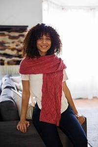 Orchid Blossom Stole - knitting pattern