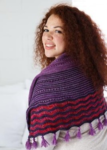 Sunday Vibes Shawl - knitting pattern