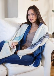 River Ripples Wrap - knitting pattern