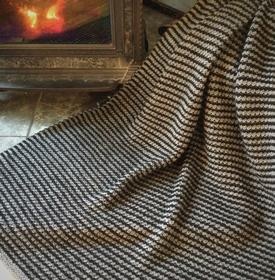 Granite Throw - knitting pattern