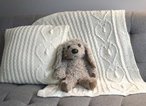 Wrapped in Love, Baby Blanket and Coordinating Nursing Chair Cushion