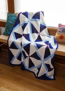 Pinwheels for Billy Blanket - knitting pattern