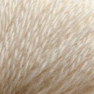 ORGANIC SNOWBIRD Undyed Fingering Weight Merino Wool and Nylon Yarn