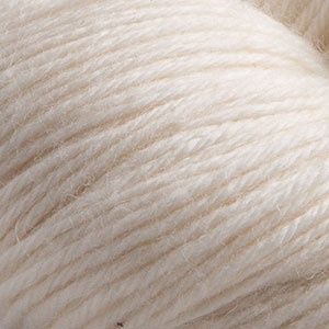 ORGANIC SNOWBIRD Undyed Fingering Weight Merino Wool and Nylon