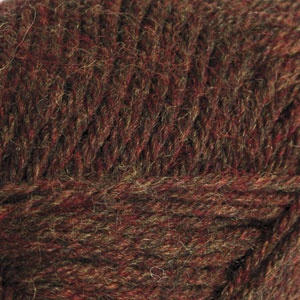 Knit Picks Wool of The Andes Worsted Weight 100% Wool Yarn Brown (1 Ball -  Amber Heather)