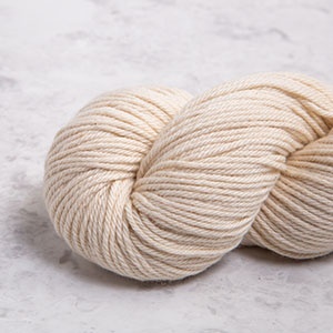 Patti US Organic Combed Cotton Fingering Weight Undyed Yarn