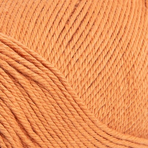 Dishie Twist Worsted Weight Orange 100% Cotton Yarn - 100 g () Clementine