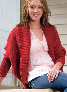 Cozy Cocoon Shrug - knitting pattern