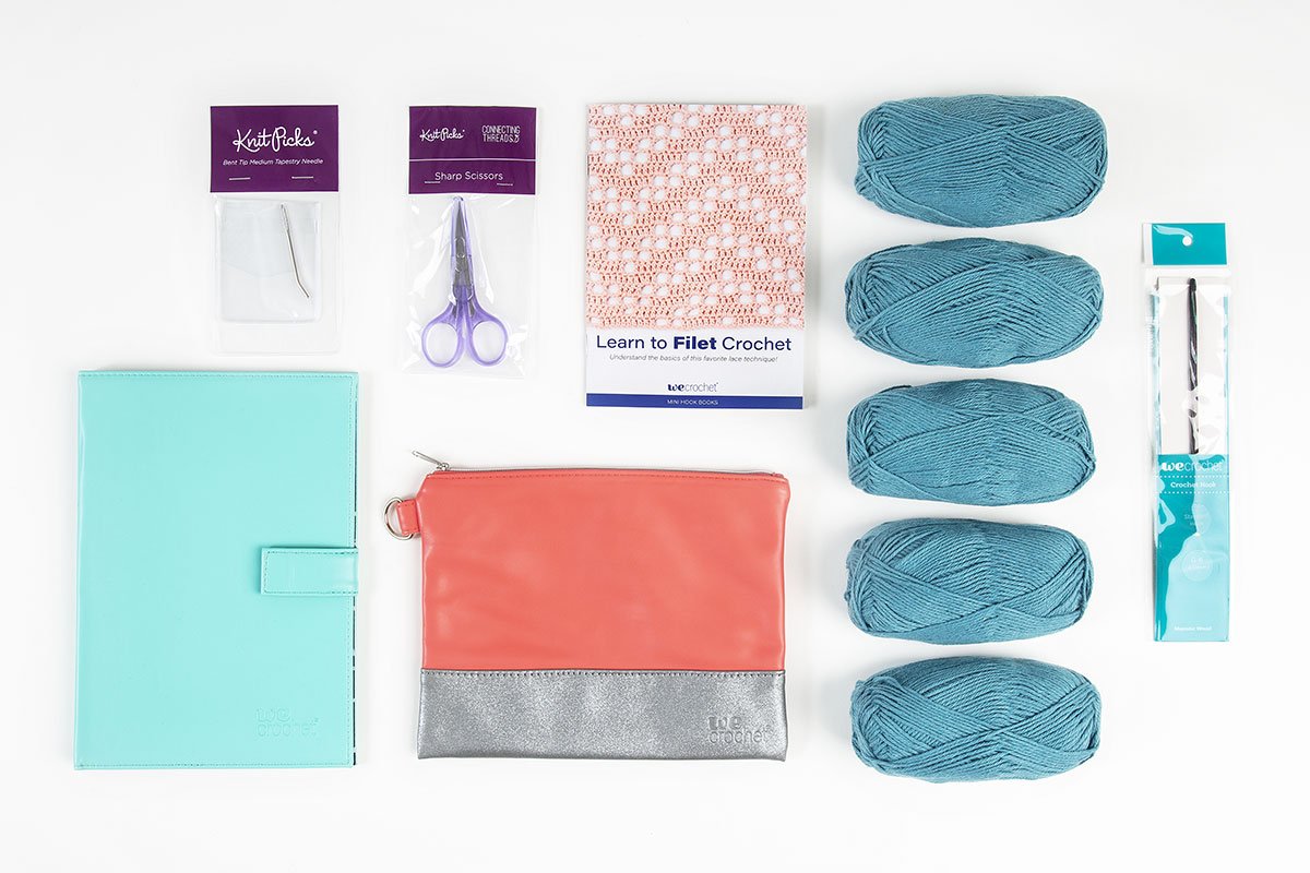 Learn to Filet Crochet: Surf Market Bag Kit