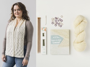 Knit Bits Kit: Learn to Knit Lace - Bare Palette