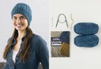 Learn to Knit Kit: Cables - Baltic Heather