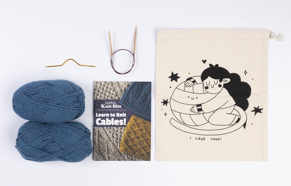 Knit Bits Kit: Learn to Knit Twists #1