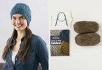Learn to Knit Kit: Cables - Camel Heather