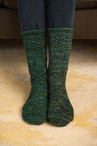 Evergreen Socks - knitting pattern