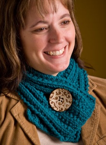 Mistake Rib Neckwarmer - knitting pattern