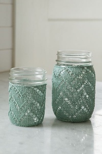 Chevron Mason Jar Cozy