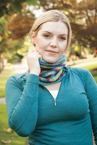 Round the Mountain Cowl - knitting pattern