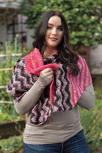 Chevron Pop Shawl - knitting pattern