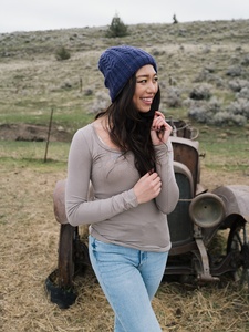 Mount Hood Beanie - knitting pattern