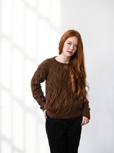 Winter Ivy Pullover - knitting pattern