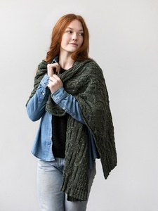 Brushwood Wrap - knitting pattern