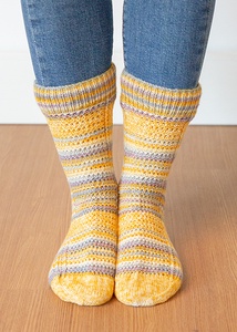 Sparkling Crystals Socks - knitting pattern