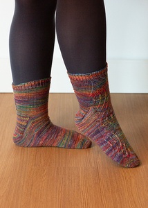 Emergent Properties Socks - knitting pattern