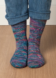 Tipsor Sock - Knitting pattern – Les Laines Biscotte Yarns