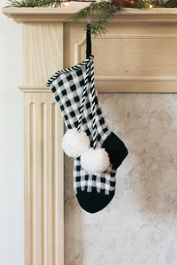 Mosaic Gingham Stocking