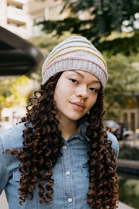 Off-Kilter Hat - knitting pattern