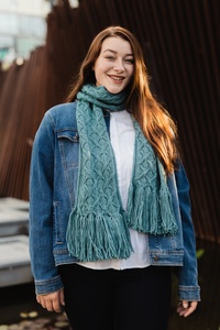 Crossings Scarf - knitting pattern