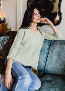 Meadow Grass Top - knitting pattern