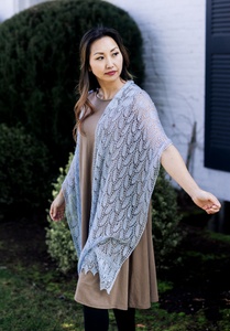 Rain of Leaves Stole - knitting pattern