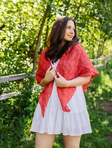 Lilies Shawl - knitting pattern