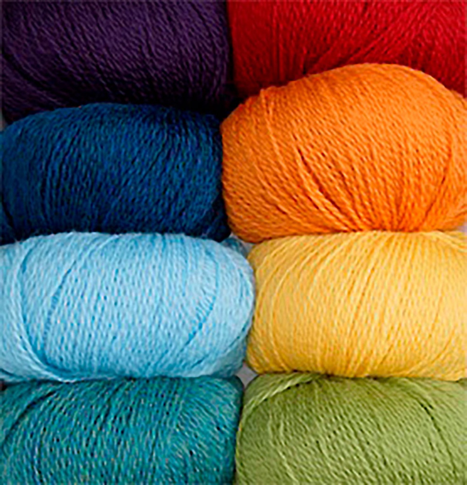 Knit Picks Palette 100% wool yarn, Pool (blue), lot of 2 (231 yds each)