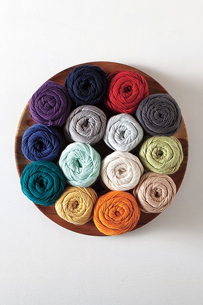 knit Picks knit picks dishie worsted weight 100% cotton yarn cone blue - 14  oz (kenai)