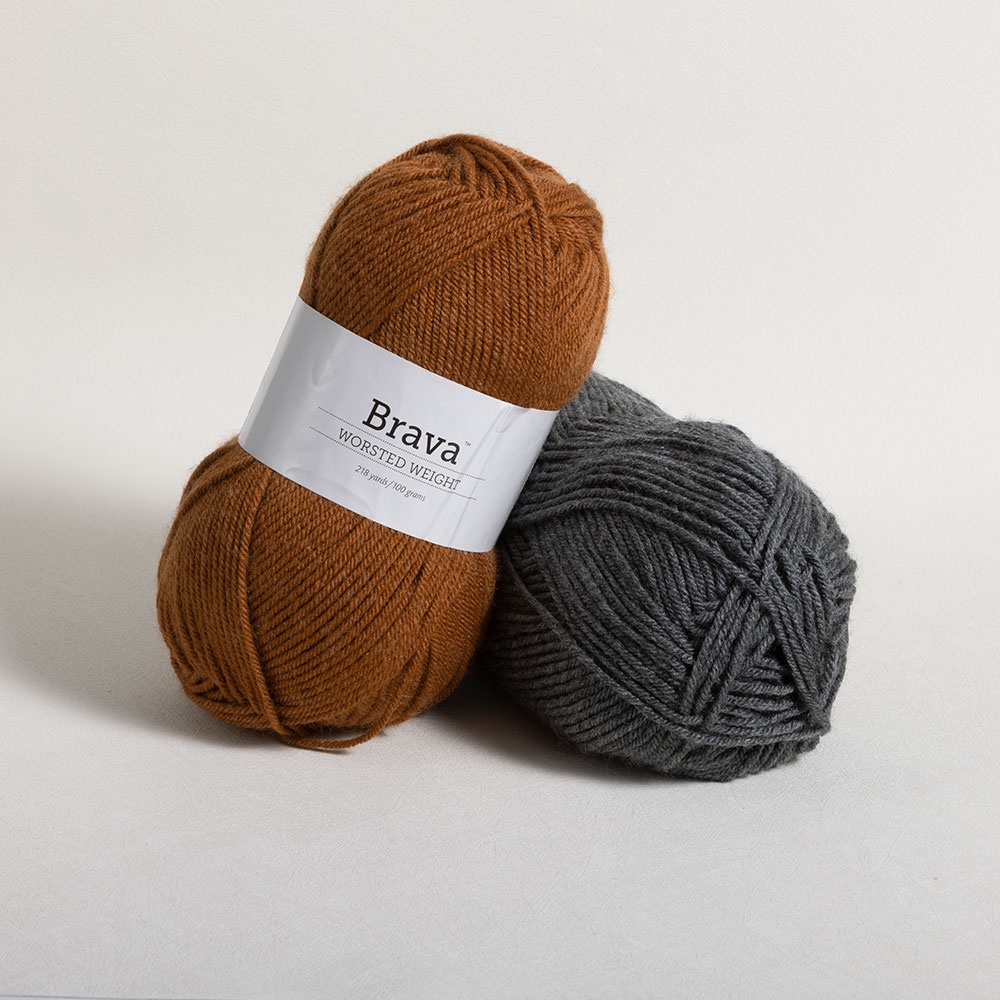 Brava Worsted Premium Acrylic Crochet Yarn