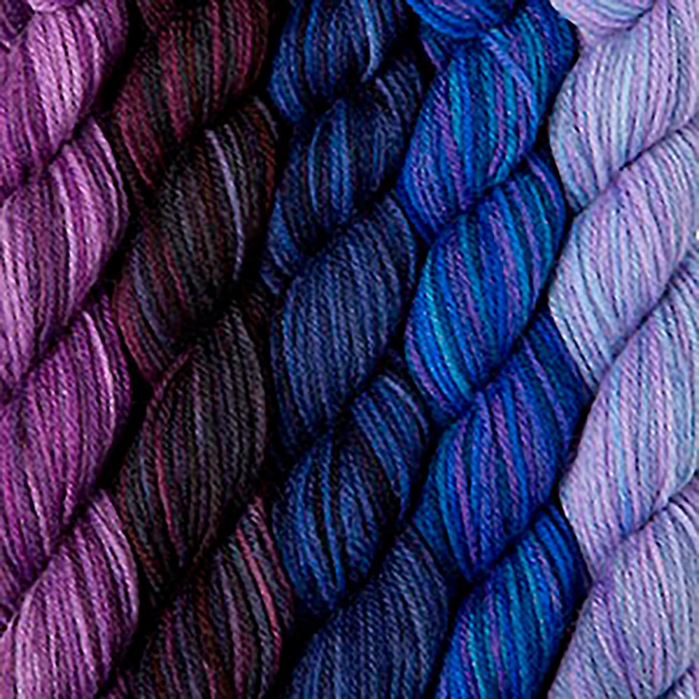 Crochet Hook Case,organizer-purple Wildflowers 