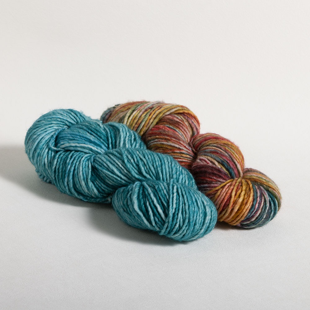 Blue Jean Baby - Hand dyed tonal solid yarn - Merino Fingering