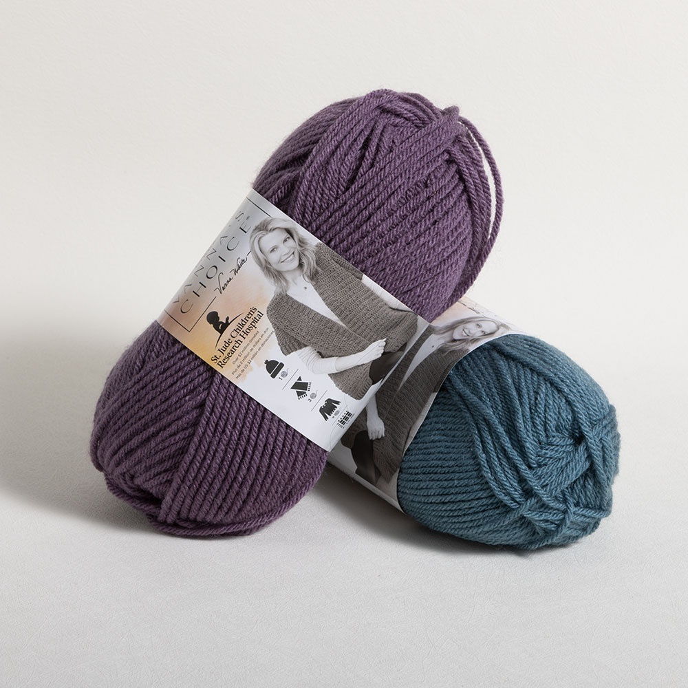 Lion Brand Vanna's Choice Yarn - Silver Heather