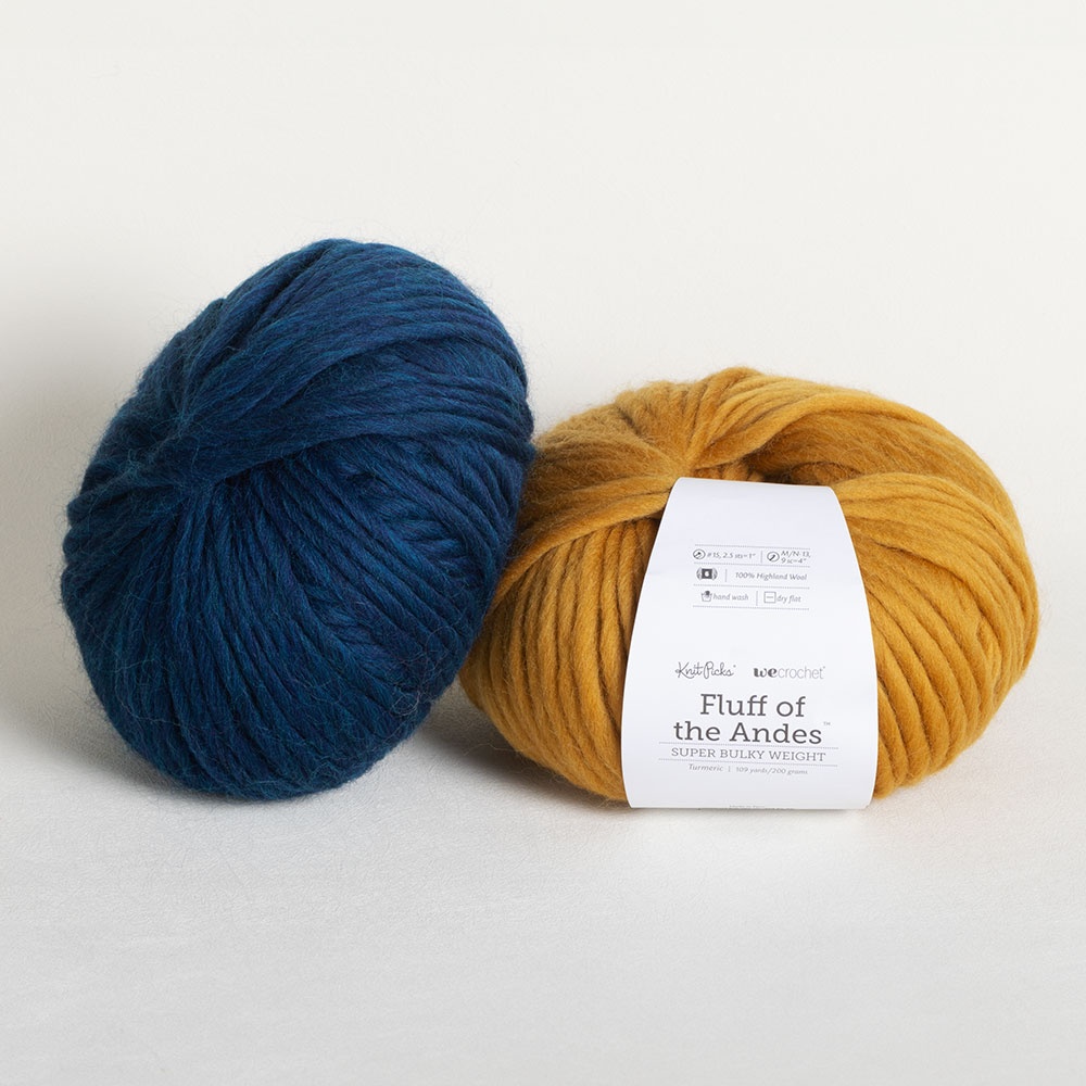 Blue Fluffy Yarn, Soft Fluffy Wool -  Canada