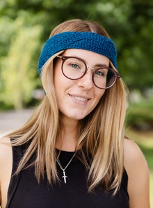 Art Deco Artisan Headband - knitting pattern