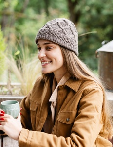 SALE Clearance Sale, Hat Winter Slouchy, Crochet Striped Woman Beanie -   Canada