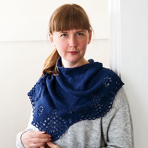 Tsidfy Shawlette - knitting pattern