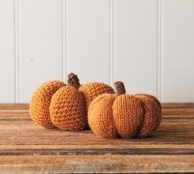 Spice & Clove Knit and Crochet Pumpkins - knitting pattern