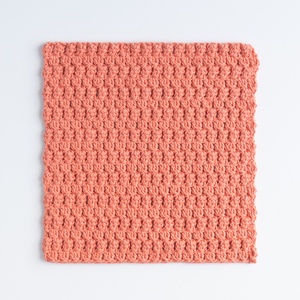 Little Leaves Crochet Dishcloth - knitting pattern